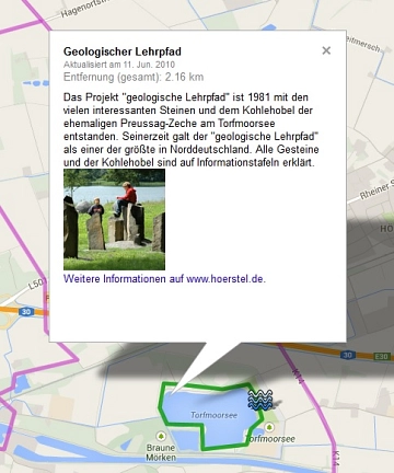 Hier haben Sie die Sehenswürdigkeiten und ausgewiesenen Wanderwege in Hörstel auf einen Blick und können bequem Ausflüge planen und Aktivitäten verbinden.&nbsp;&copy;&nbsp;Kartendaten (c) GeoBasis-DE/BKG ((c)2009), Google