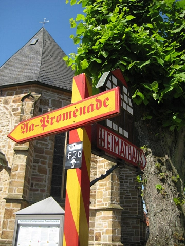Bevergern Kirche Schild